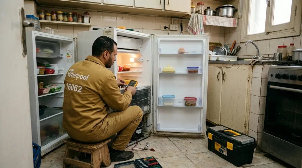 تغيير ثيرموستات ثلاجة ويرلبول