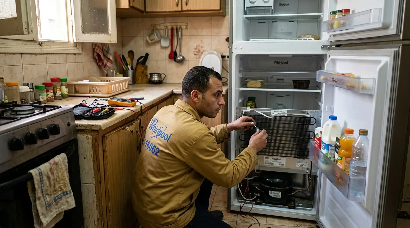 ثلاجة ويرلبول رائحة كريهة من الداخل