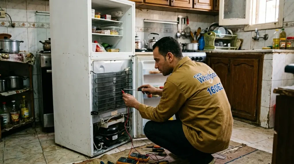 جوان باب ثلاجة ويرلبول لا يغلق باحكام