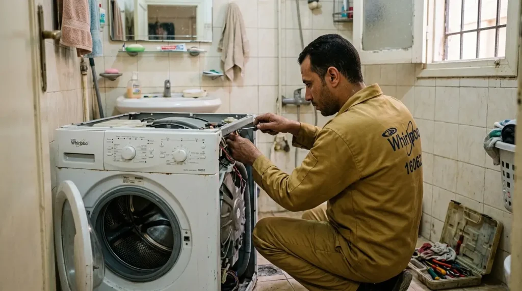 غسالة ويرلبول الحلة لا تدور