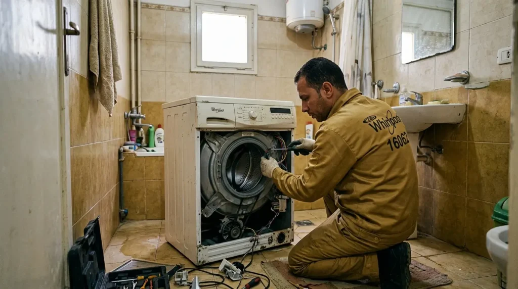 غسالة ويرلبول الملابس تخرج مبتلة جدا