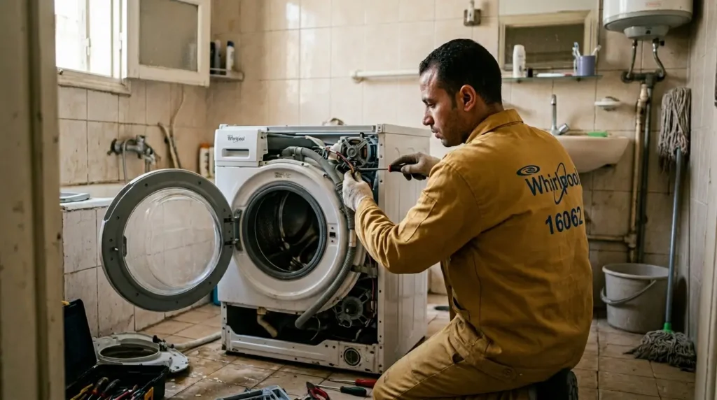 غسالة ويرلبول الملابس تخرج مبتلة جدا